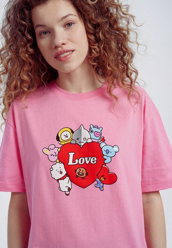 Футболка Твое розовый, размер 50, фото 5