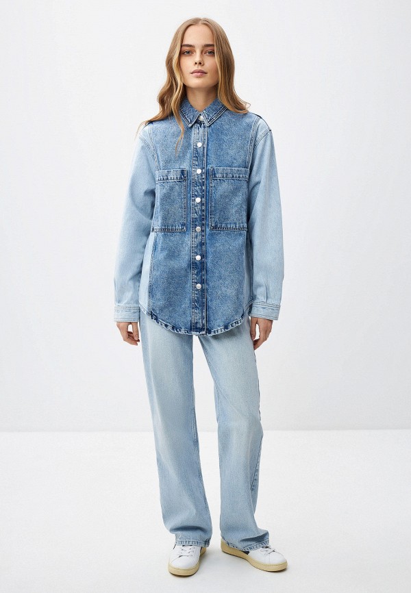 фото Рубашка джинсовая sela