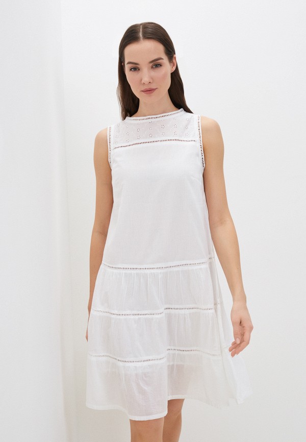 Платье Fabretti белый  MP002XW00SW0