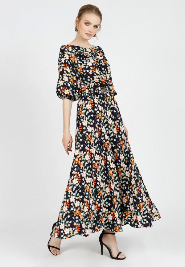 Платье Olivegrey синий, размер 46, фото 3