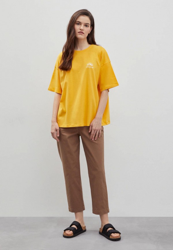 Футболка Finn Flare желтый, размер 42, фото 2