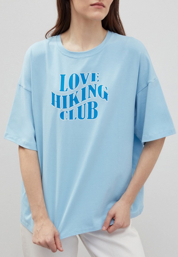 Футболка Finn Flare голубой, размер 48, фото 5