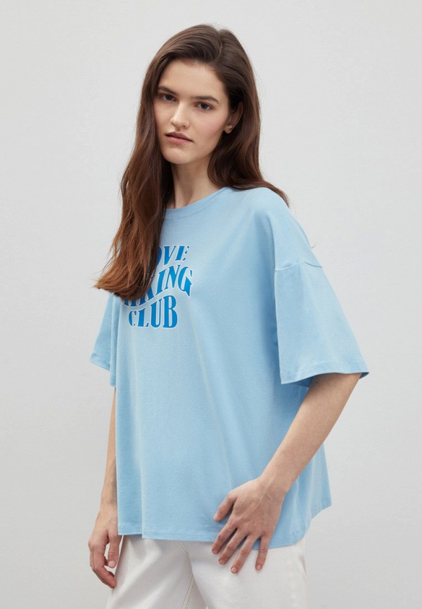 Футболка Finn Flare голубой, размер 48, фото 4