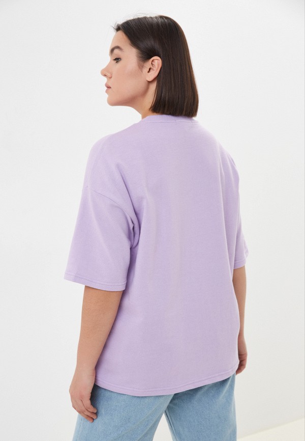Футболка Modis фиолетовый, размер 52, фото 2