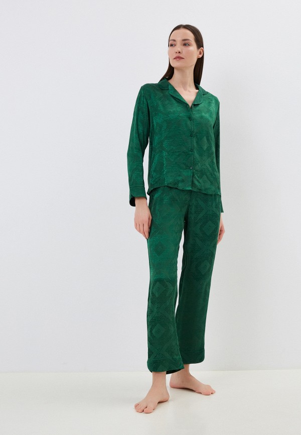Пижама Suwen цвет зеленый 
