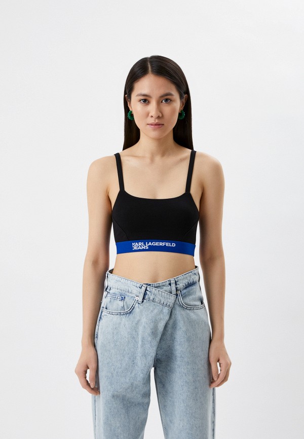 

Топ Karl Lagerfeld Jeans, Черный