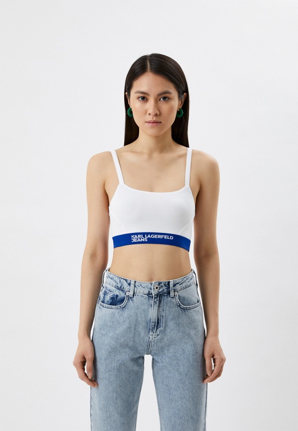 

Топ Karl Lagerfeld Jeans, Белый
