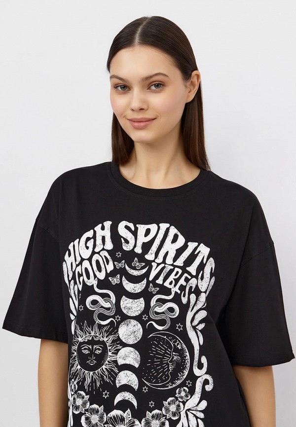 Футболка Modis черный, размер 42, фото 4