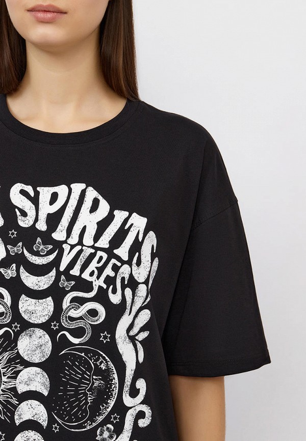 Футболка Modis черный, размер 42, фото 5