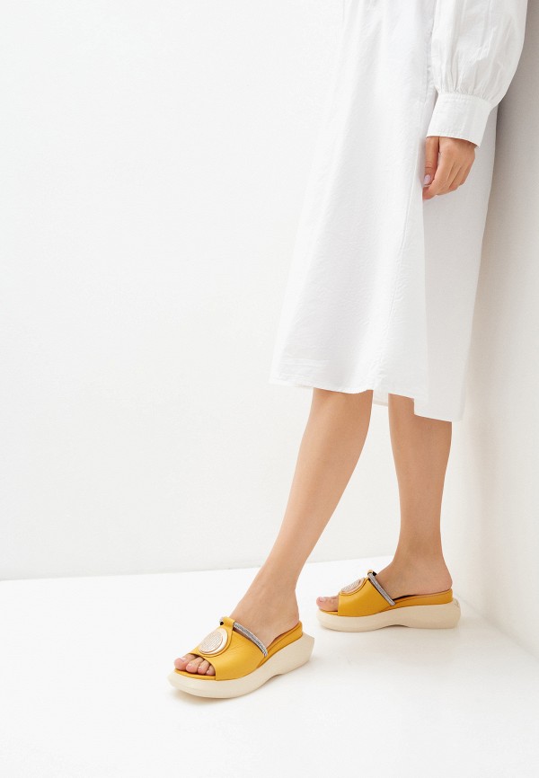 Сабо Ascalini желтый, размер 39, фото 6