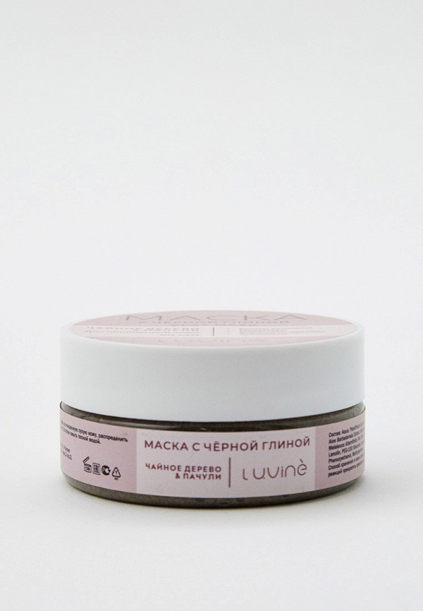 

Маска для лица Luvine, Прозрачный, для проблемной кожи с черной глиной, Чайное дерево и Пачули, 50 мл