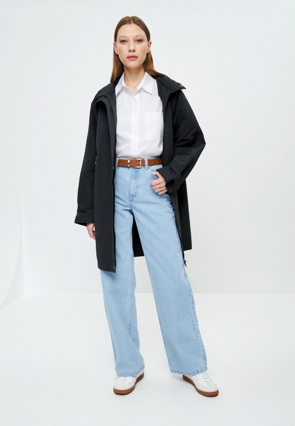 Плащ Zarina черный, размер 42, фото 2