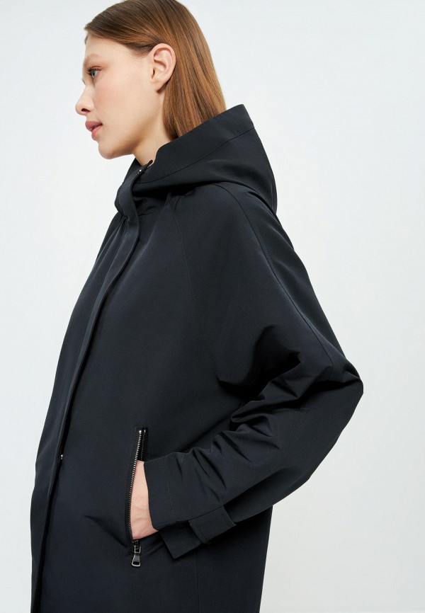 Плащ Zarina черный, размер 42, фото 6