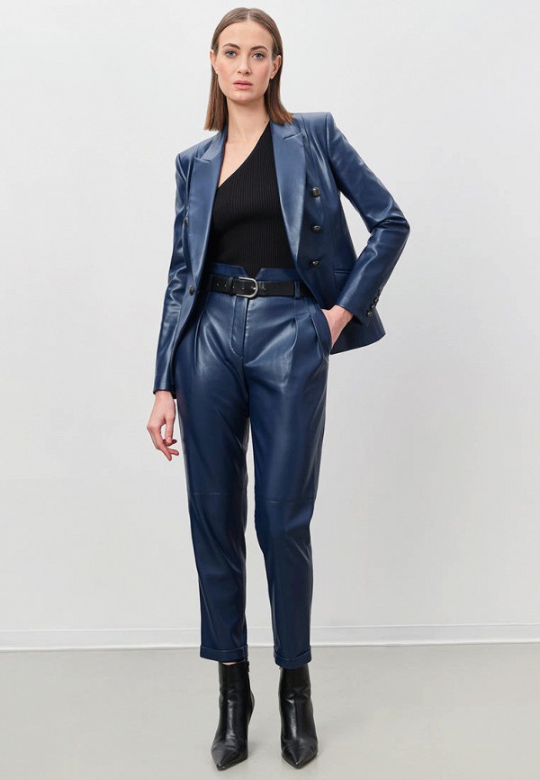 Брюки Anna Pekun синий, размер 40, фото 2