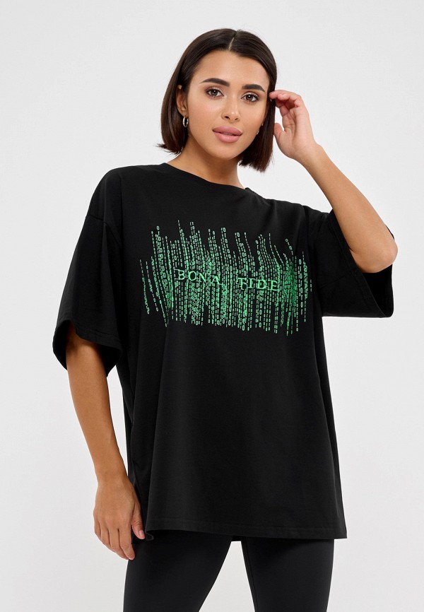 

Футболка Bona Fide, Черный, OVERSIZE T-shirt