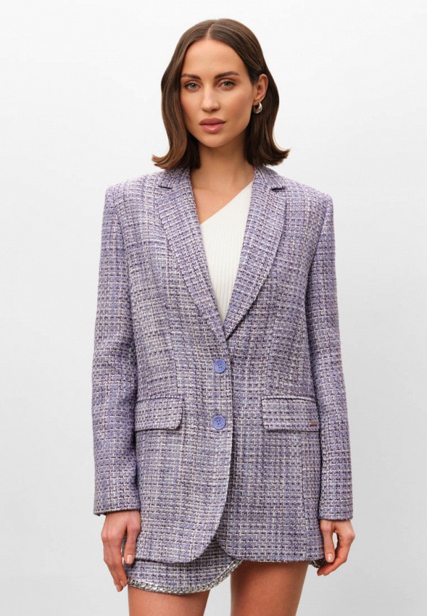 

Жакет Anna Pekun, Фиолетовый, MARS Tweed