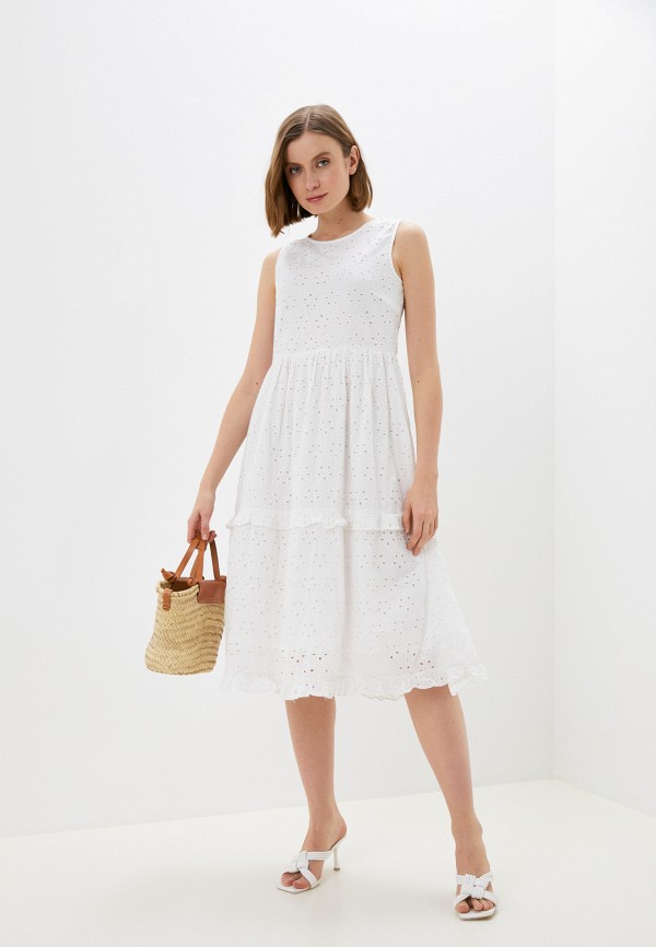 Платье Fabretti белого цвета