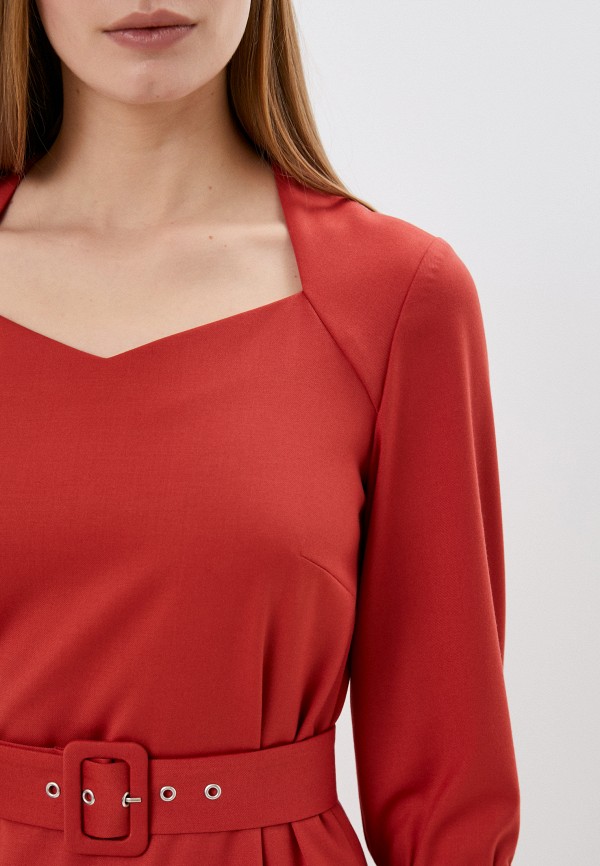 Платье Nelva красный, размер 52, фото 4