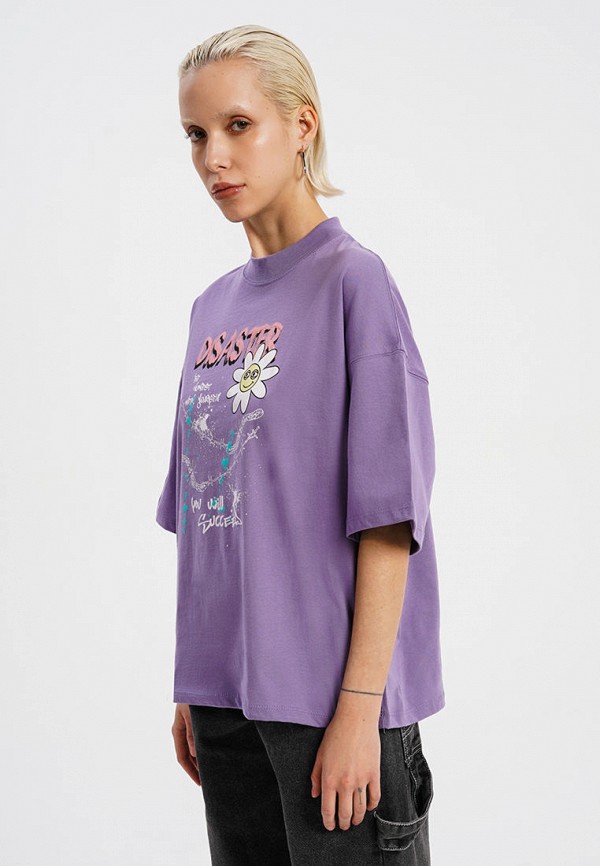 Футболка Твое фиолетовый, размер 42, фото 4