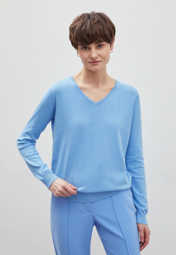 Пуловер Finn Flare голубого цвета