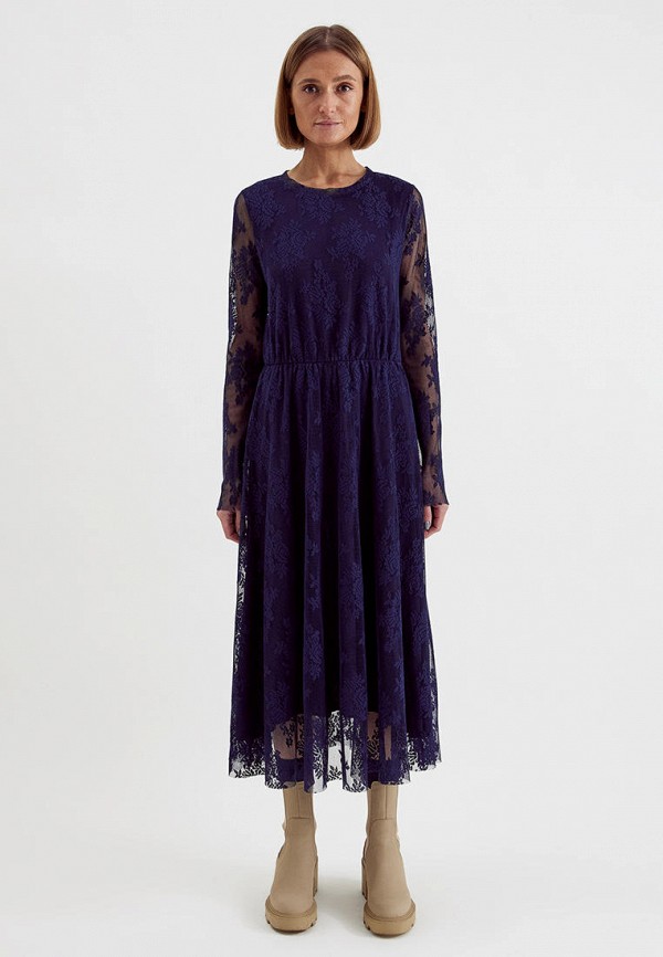 

Платье Unique Fabric, Синий, Vintage Lace