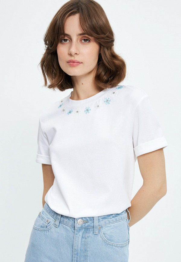 

Футболка Zarina, Белый, LIMITED COLLECTION