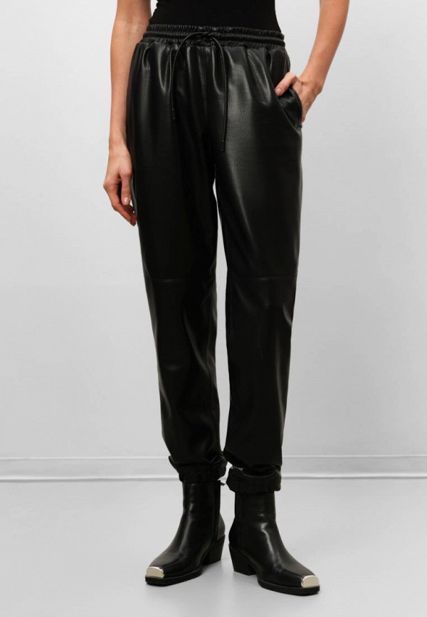 

Брюки Anna Pekun, Черный, MELTON eco-leather