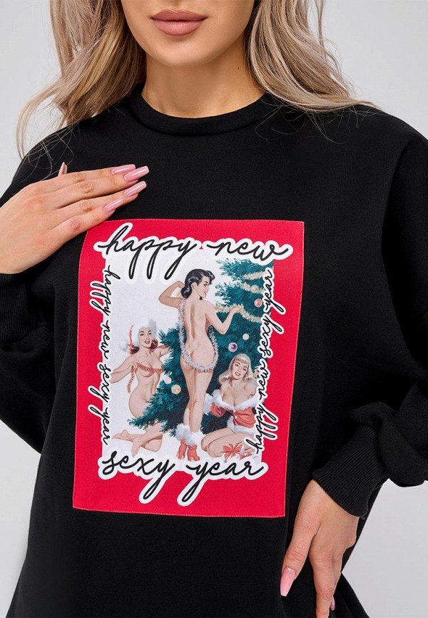 Свитшот Bona Fide черный, размер 48, фото 6