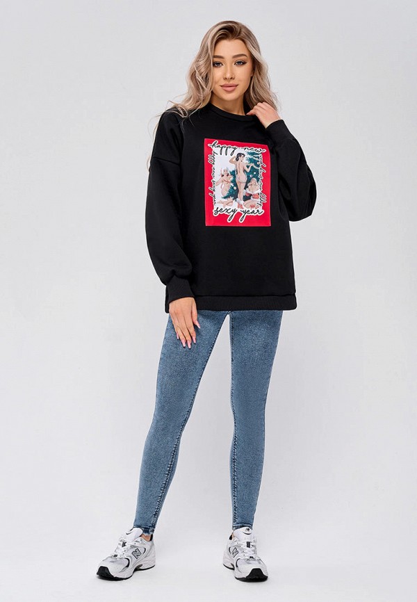 Свитшот Bona Fide черный, размер 48, фото 8