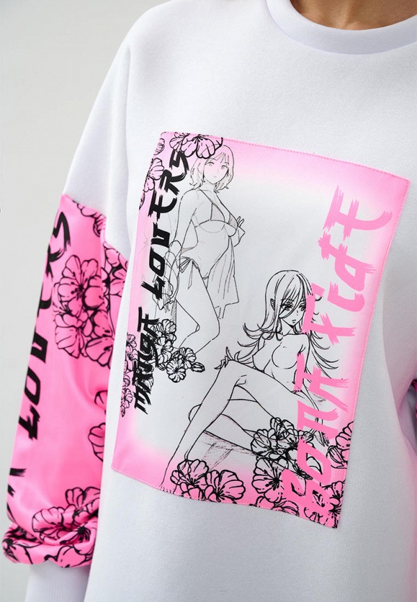 Свитшот Bona Fide белый, размер 46, фото 5