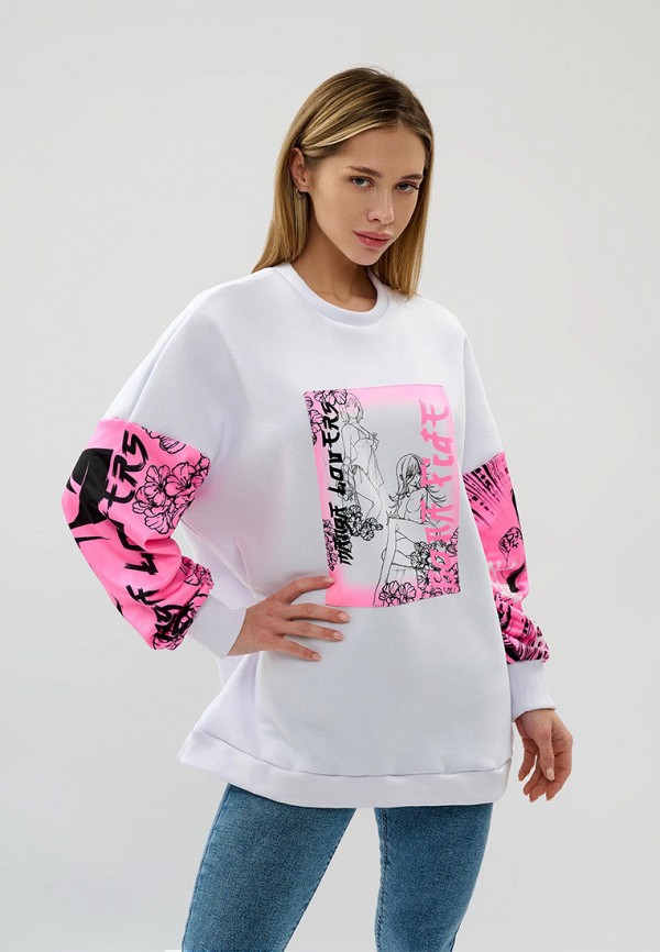 Свитшот Bona Fide белый, размер 46, фото 6