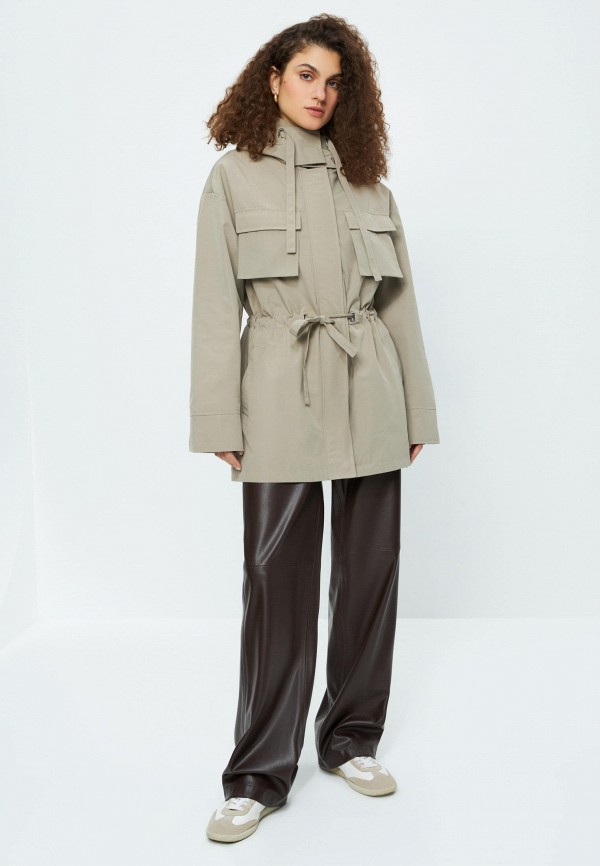 Плащ Zarina хаки, размер 44, фото 2