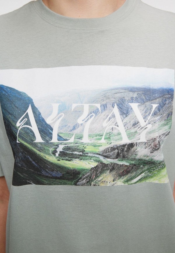 Футболка Befree зеленый, размер 42, фото 5