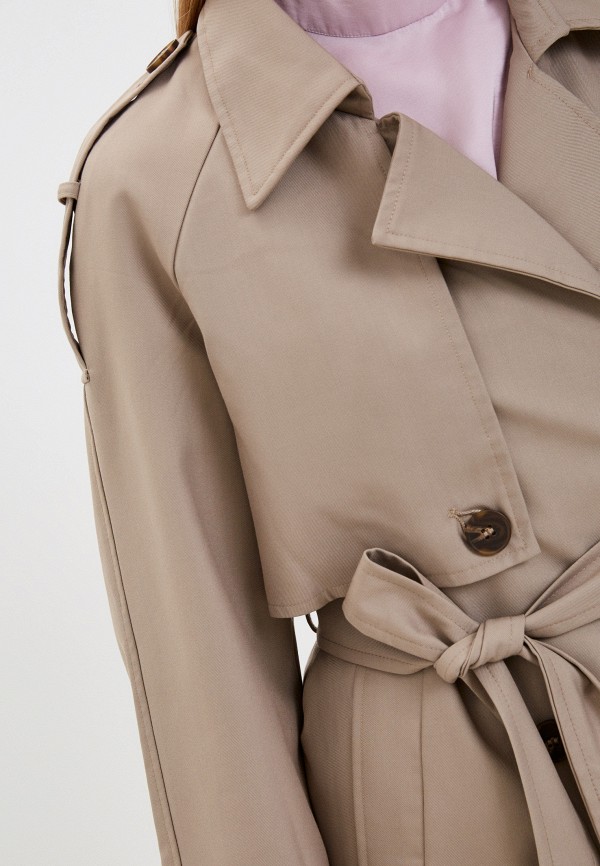 Плащ Vittoria Vicci бежевый, размер 48, фото 5