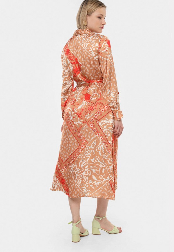 Платье Lilly Bennet бежевый, размер 52, фото 2