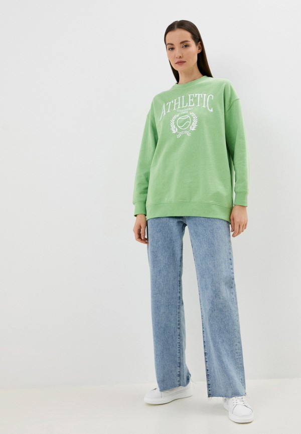 Свитшот Befree зеленый, размер 50, фото 2