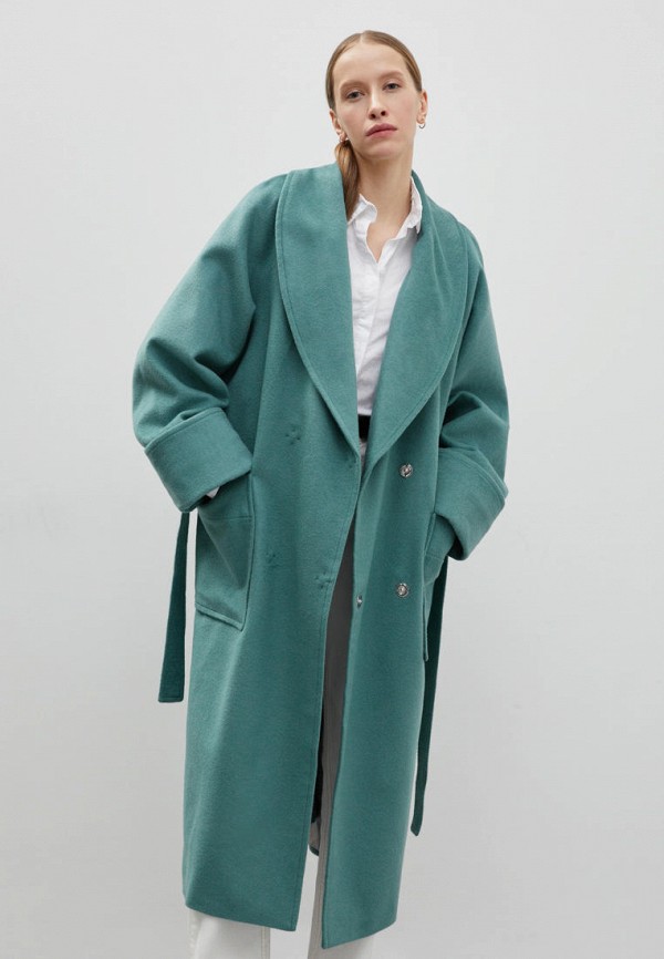 Пальто Finn Flare зеленый  MP002XW0196R