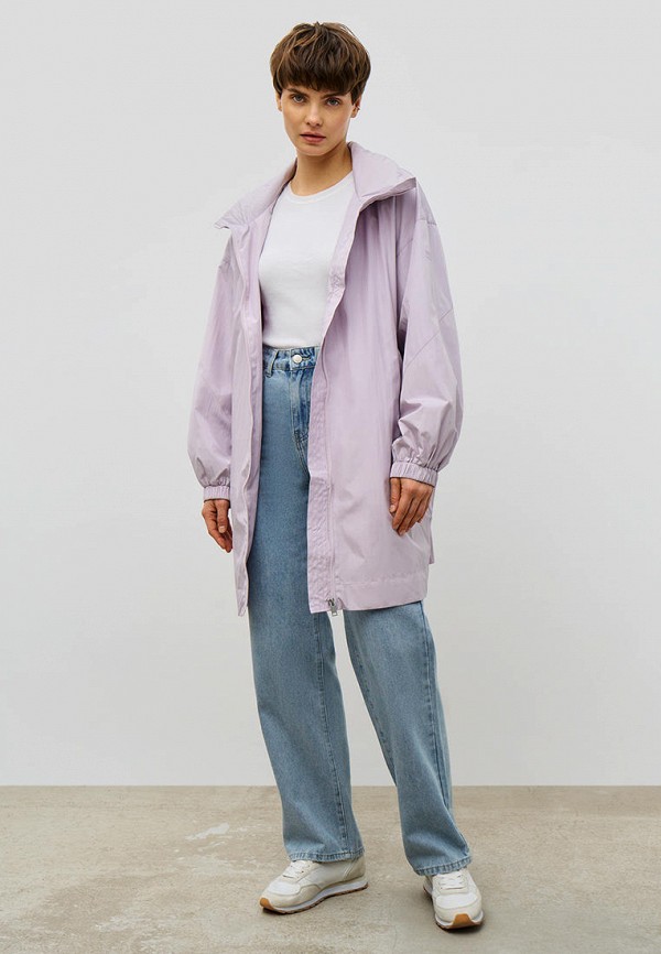 Плащ Baon фиолетовый, размер 52, фото 2