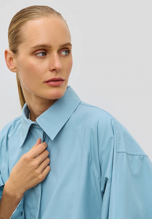 Плащ Baon голубой, размер 46, фото 6