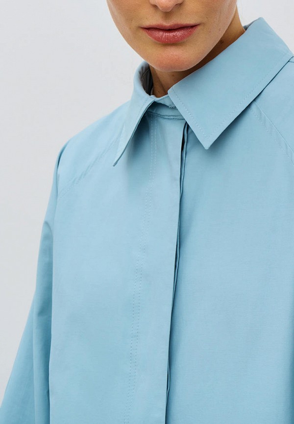 Плащ Baon голубой, размер 46, фото 5