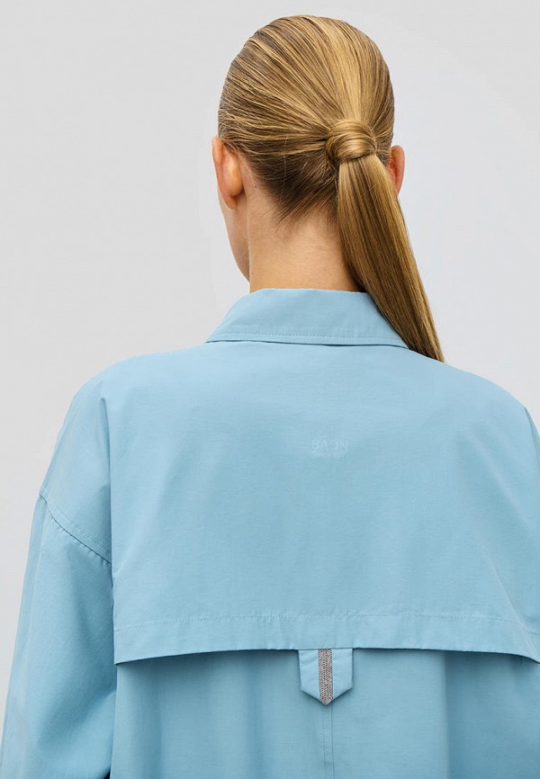 Плащ Baon голубой, размер 46, фото 7