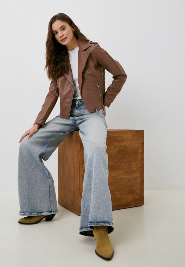 фото Куртка кожаная zolla