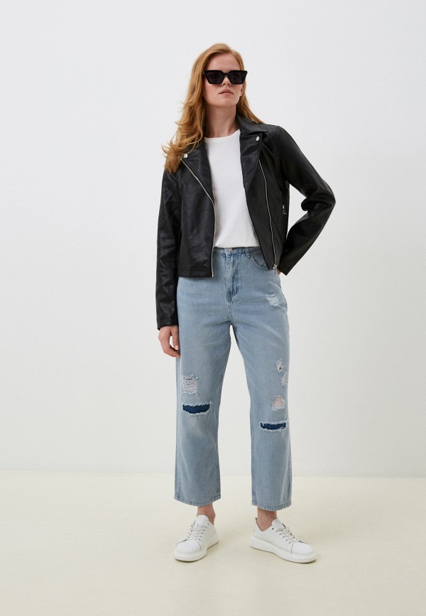 фото Куртка кожаная zolla