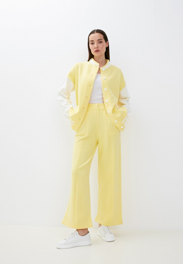 Кардиган и брюки Vladi Collection желтого цвета