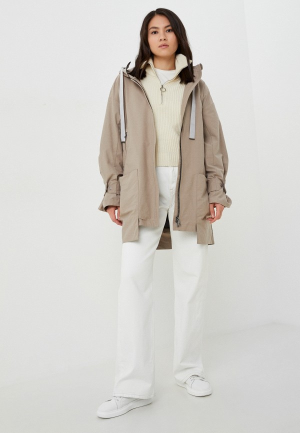 Плащ Maritta бежевый, размер 48, фото 2