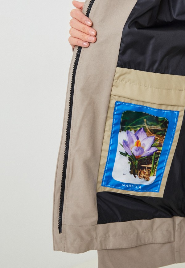 Плащ Maritta бежевый, размер 48, фото 4