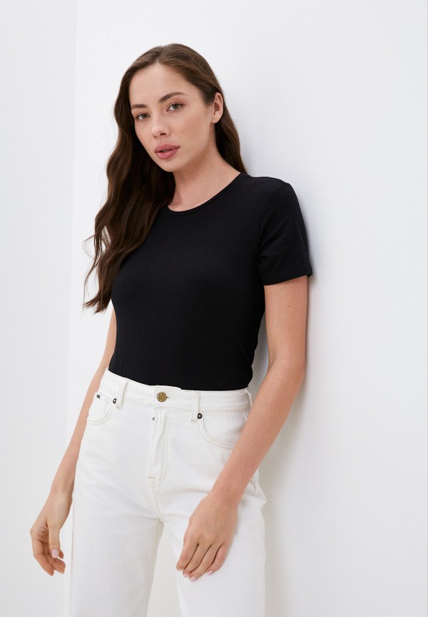 

Футболка Sela, Черный, EVA SLIM FIT