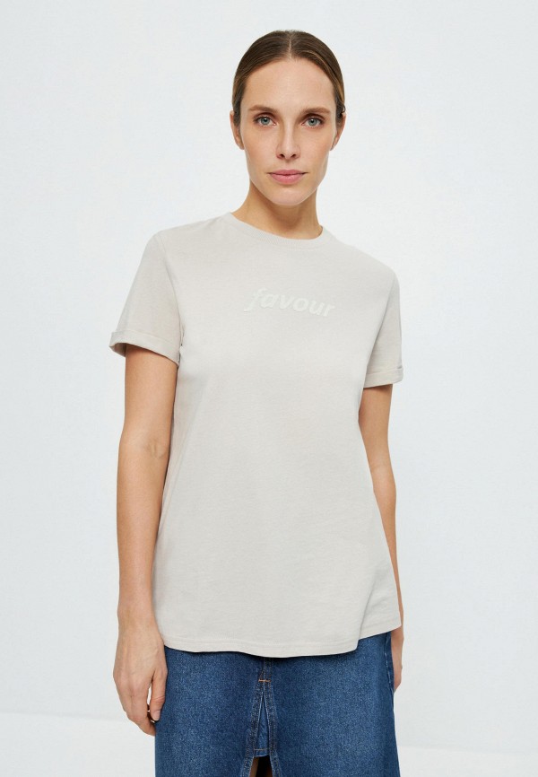 

Футболка Zarina, Бежевый