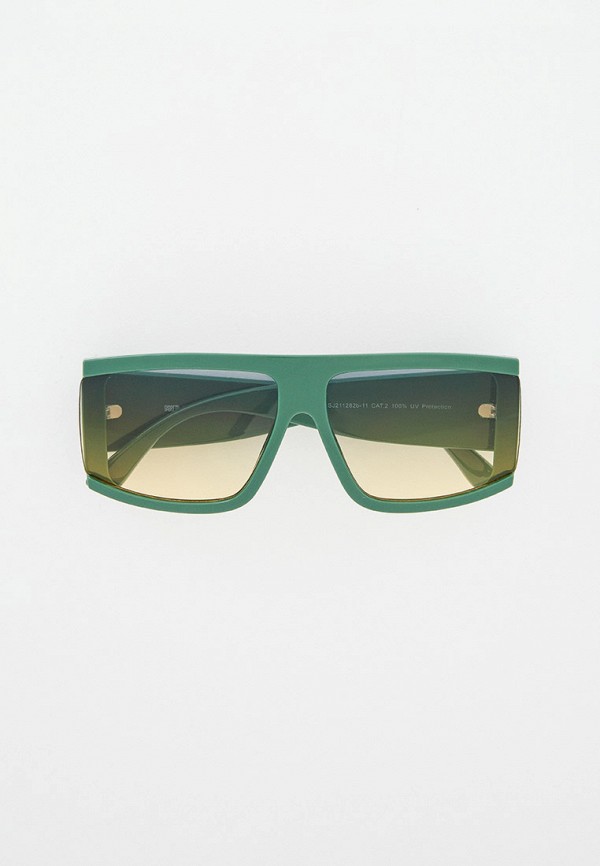 Очки солнцезащитные Fabretti зеленого цвета
