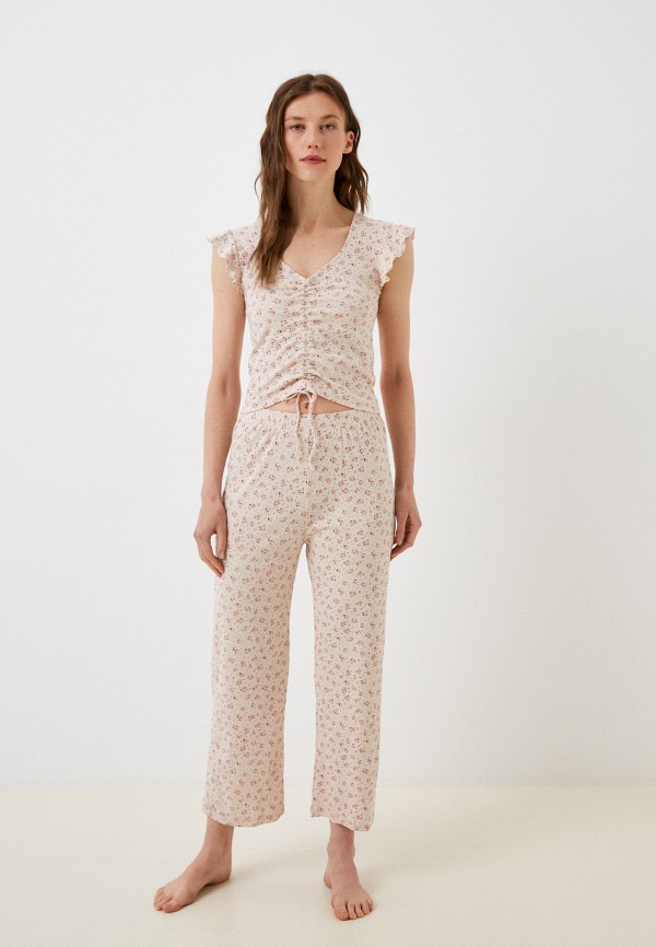 Пижама Indefini бежевый, размер 44, фото 1